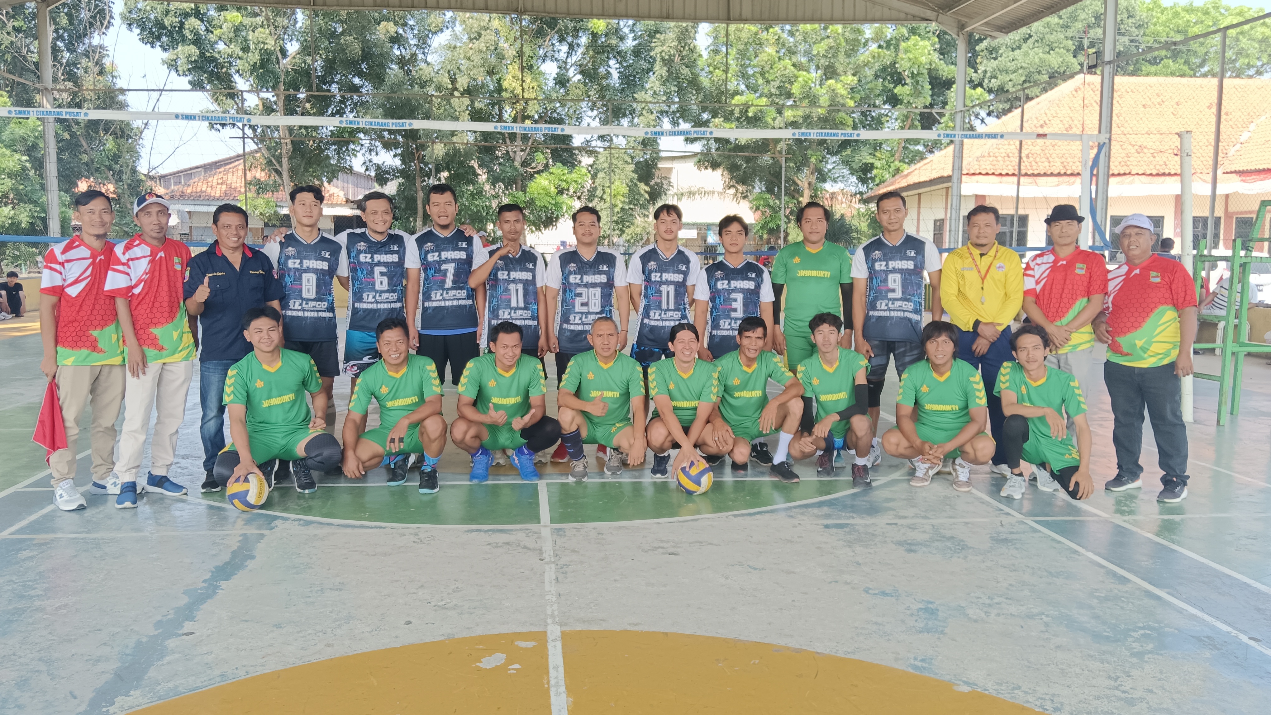 Bantuan dana turnamen Bola Voly, Futsal dan Gerak Jalan dalam rangka HUT RI ke 79 tingkat Kec. Cikarang Pusat